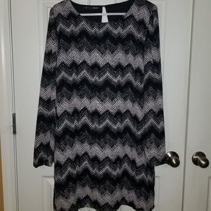 Chevron Print Dress